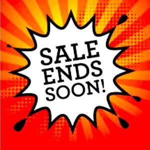 There will be a sell off most items will be removed